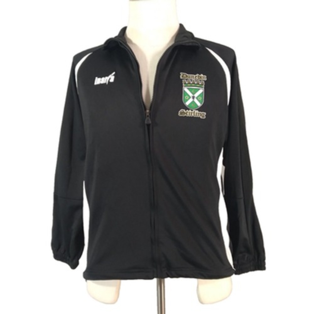 Inaria Track Jacket Youth L Black Dunedin Stirling Soccer Full Zip Athletic
